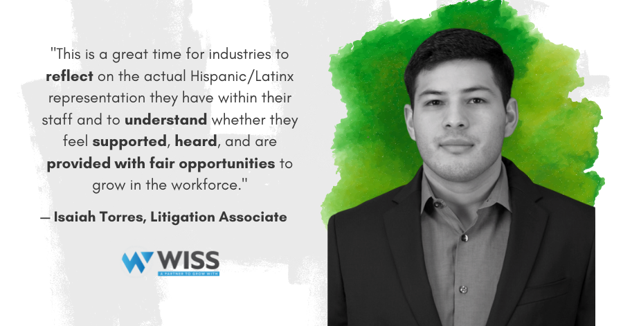 Esperanza: A Celebration of Hispanic Heritage and Hope featuring Isaiah Torres, Litigation Associate