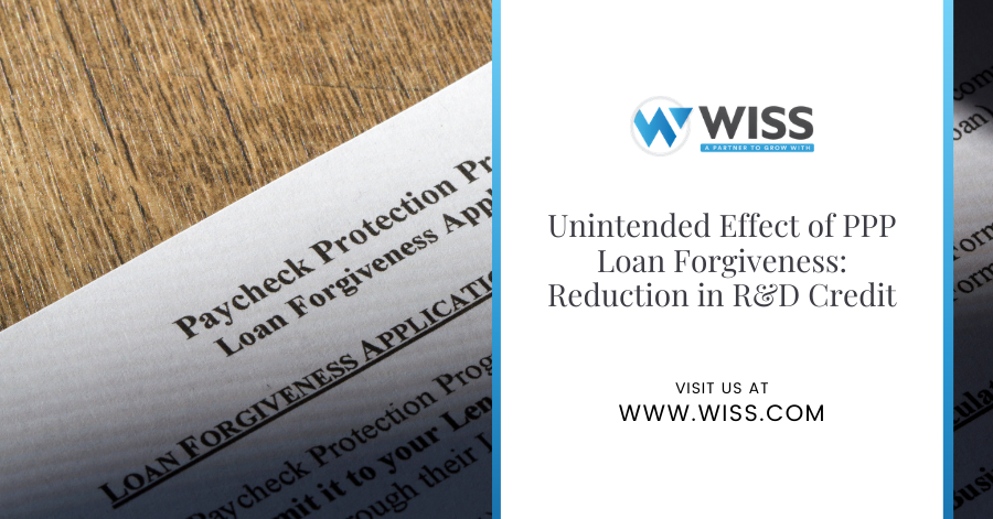 Unintended Effect of PPP Loan Forgiveness: Reduction in R&D Credit