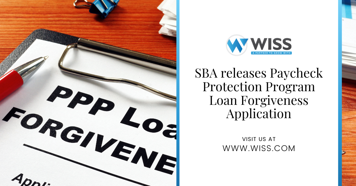 SBA Releases Paycheck Protection Program Loan Forgiveness Application