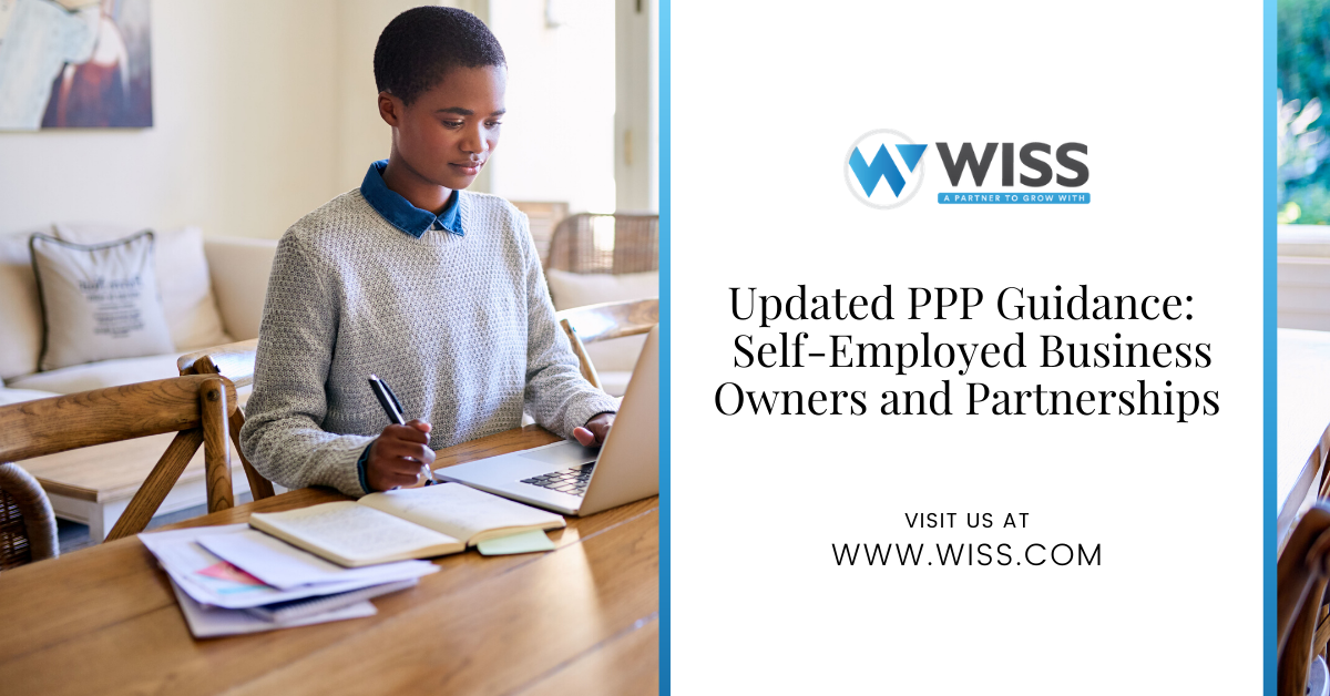 Updated PPP Guidance:  Self-Employed Business Owners and Partnerships