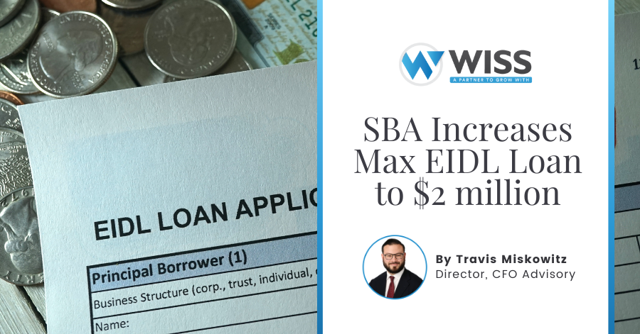 SBA Increases Max EIDL Loan to $2 Million