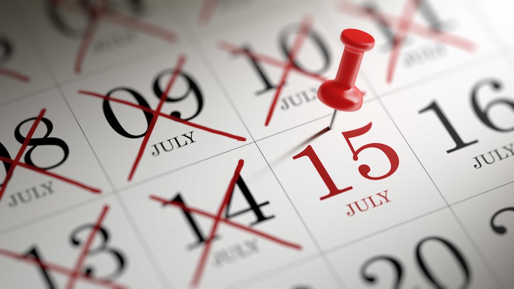 Tax Filing Deadline Moved to July 15