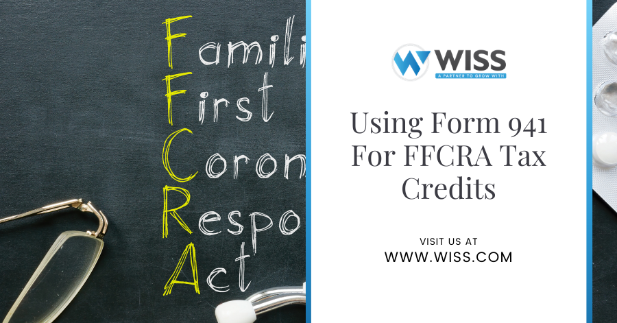 Using Form 941 For FFCRA Tax Credits