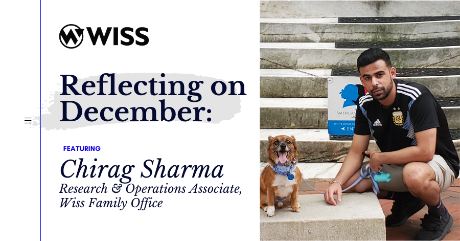 Reflecting on December: Chirag Sharma