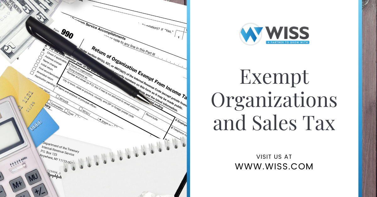 Exempt Organizations and Sales Tax